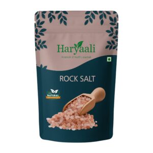 Haryaali 100% Natural Rock Salt – Pure Mineral-Rich Himalayan Pink Salt 200gm