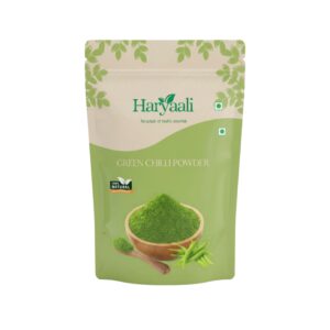 Haryaali Green Chilli Powder | 100% Natural & Pure Spicy Flavor